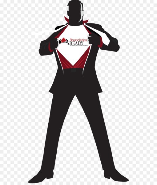 Силуэт в костюме