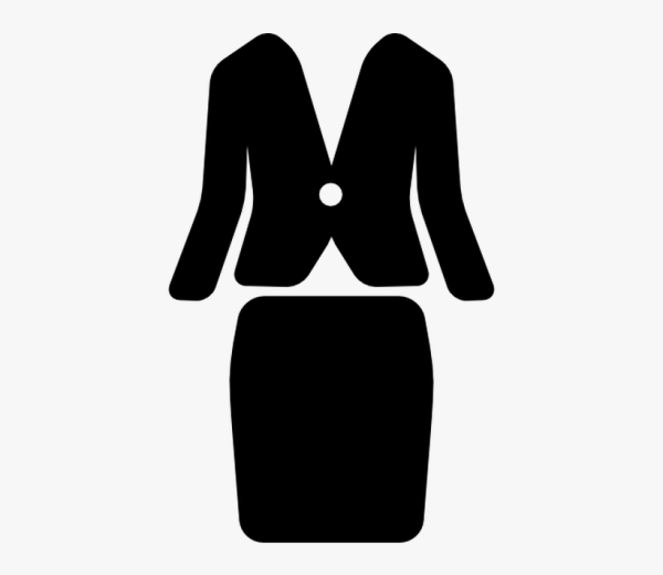 Пиктограмма женская одежда
