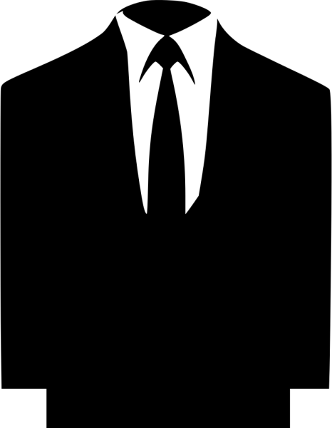 Пиджак с галстуком вектор