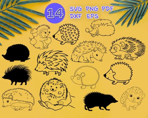Ежик svg