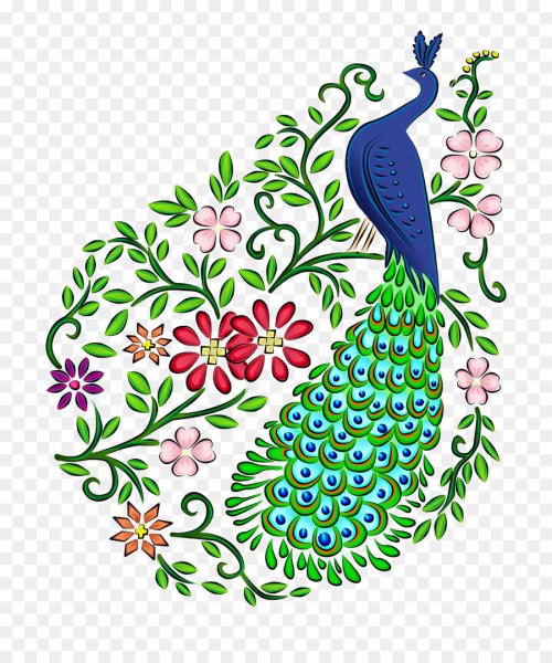 Павлин для детей