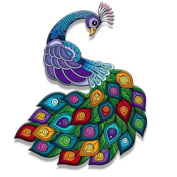 Изображение сказочных птиц