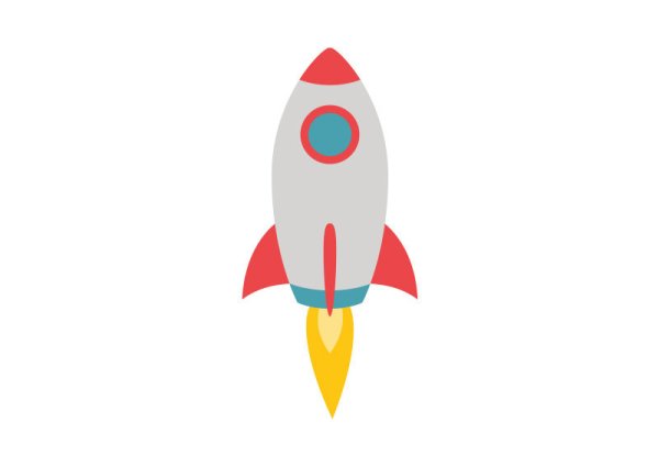 Ракета без фона
