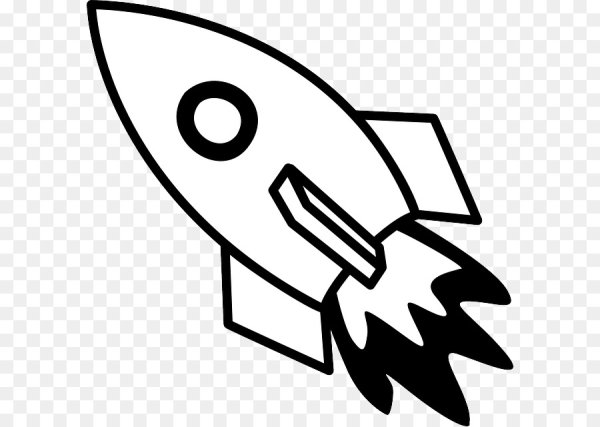 Ракета раскраска