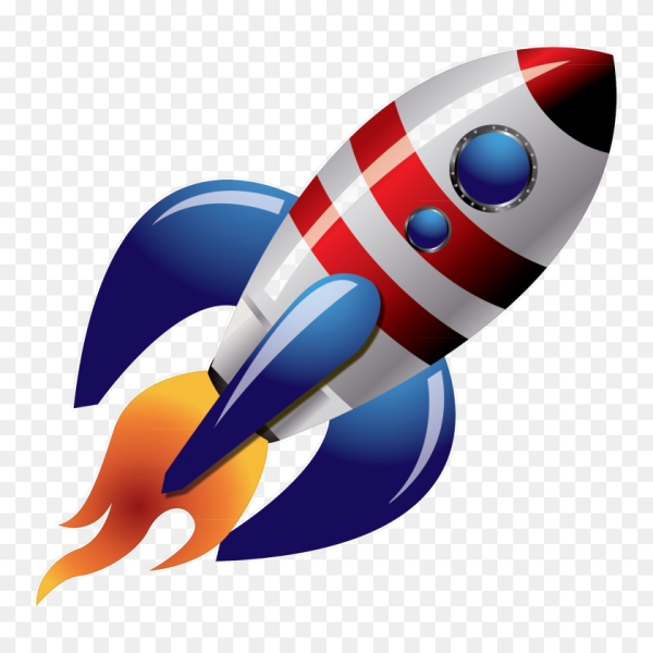 Ракета мультяшная