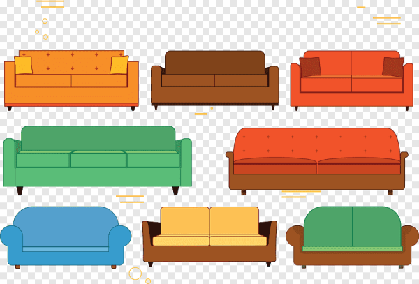 Векторный диван