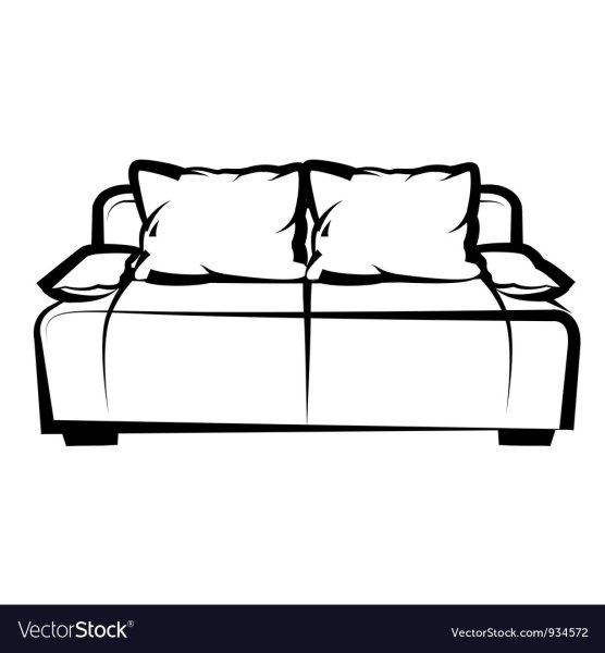 Диван силуэт