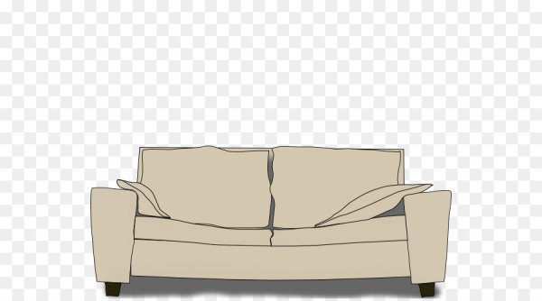 Диван в мультяшном стиле