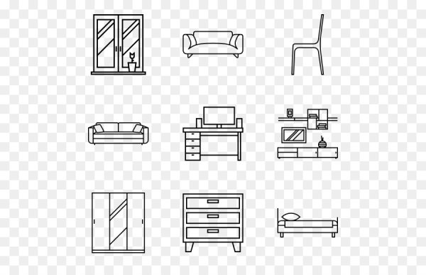 Мебель векторный рисунок