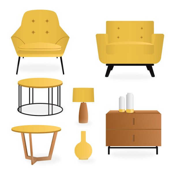 Мебель вектор