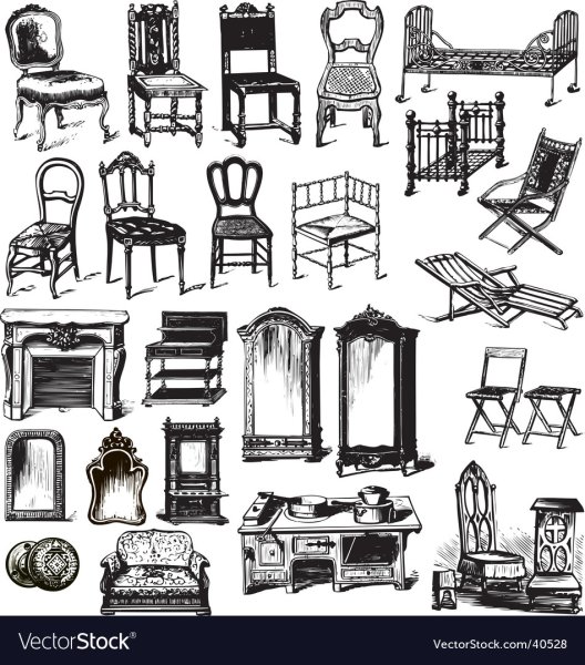 Очертания мебели