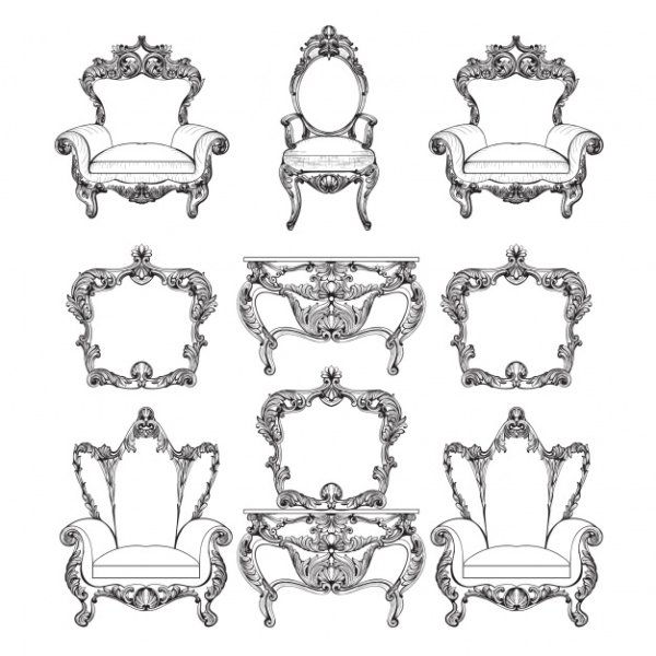 Нарисованный диван