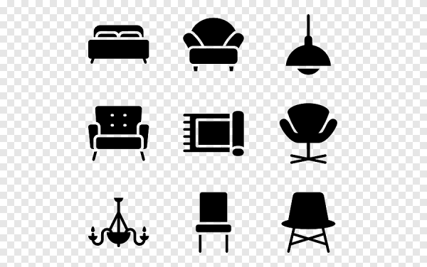 Современная мебель вектор