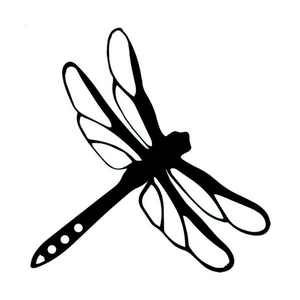 Трафареты Стрекозы для декора