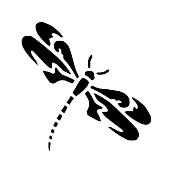 Стрекоза силуэт
