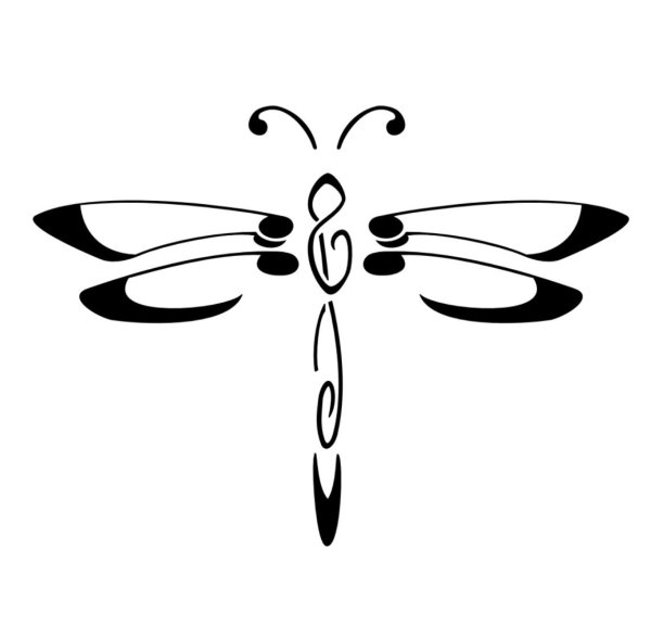 Стрекоза стилизация