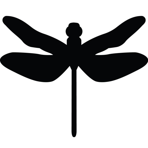 Стрекоза трафарет