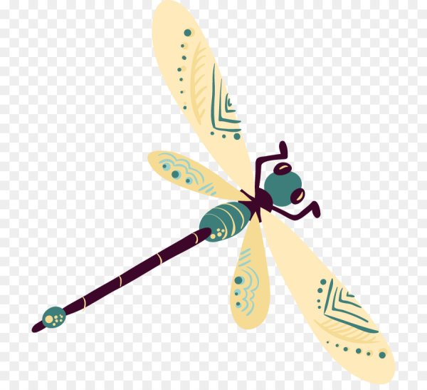 Стрекоза вектор