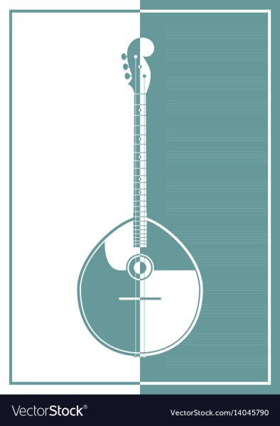 Домра силуэт