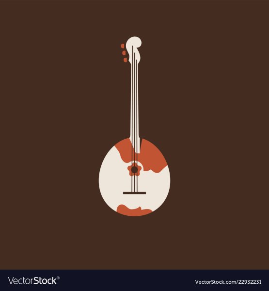 Домра музыкальный инструмент вектор