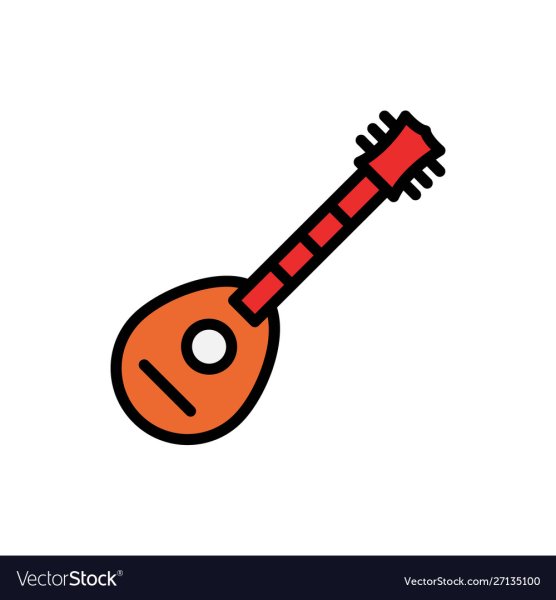 Мандолина игра вектор