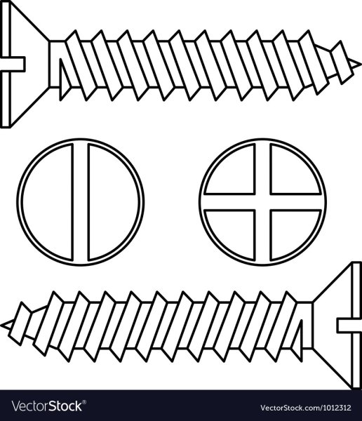 Саморез трафарет