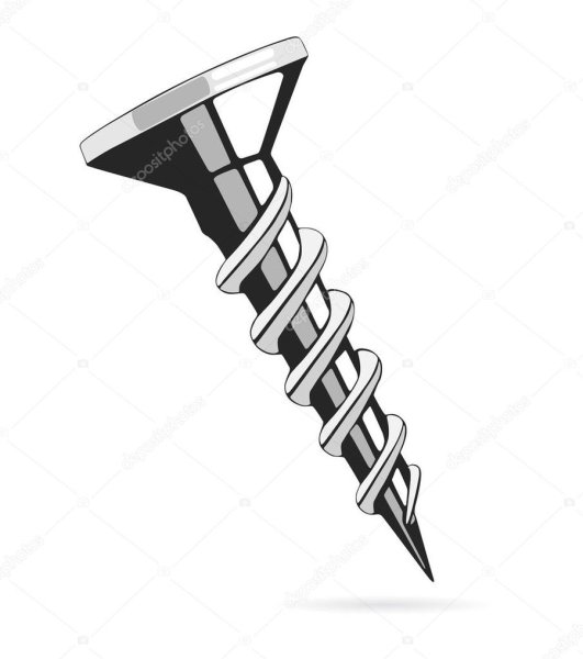 Шуруп трафарет