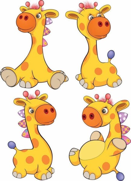 Мультяшные животные для детей