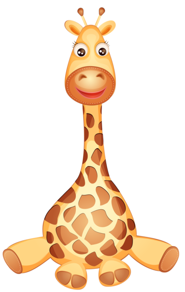 Векторный рисунок жирафа