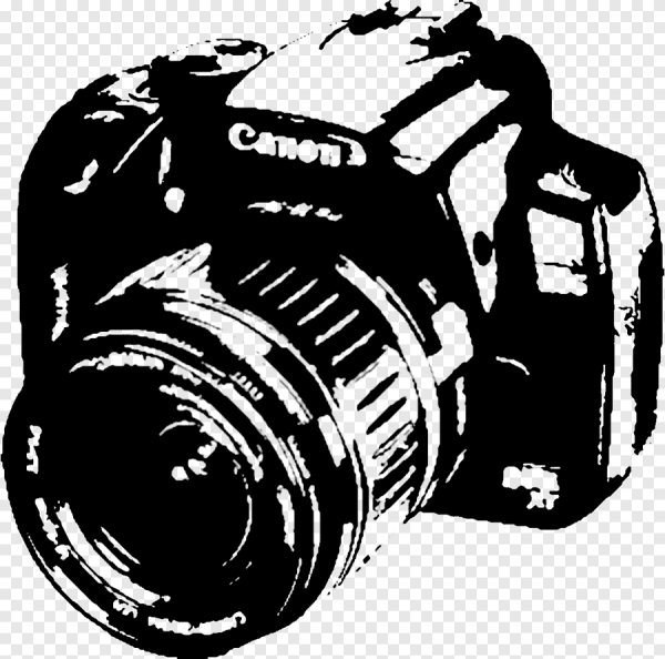 Полнокадровый фотоаппарат Canon вектор