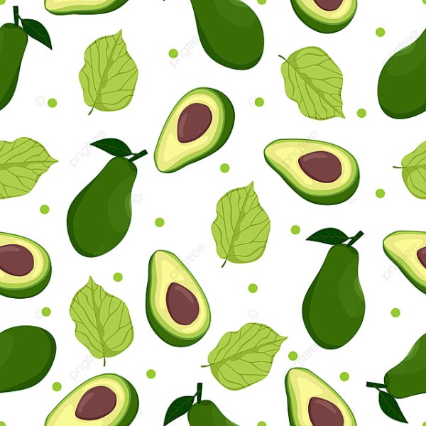 Авокадо векторный