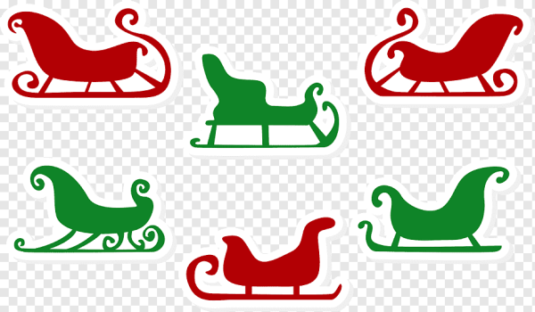 Санки силуэт