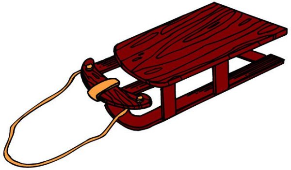 Санки мультяшный