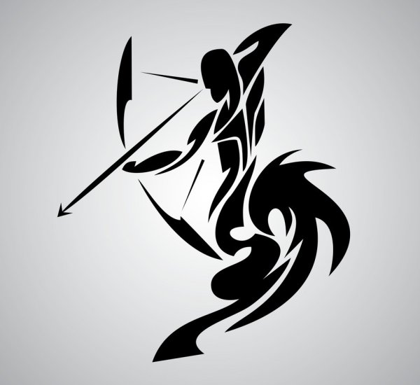 Sagittarius Стрелец вектор