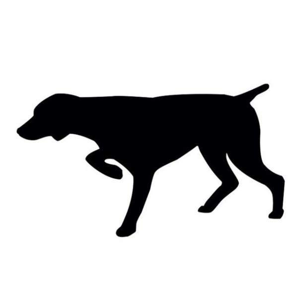 Трафарет Пойнтер собака