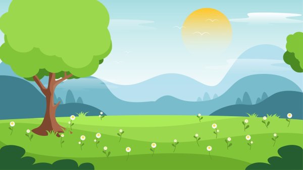 Мультяшная природа