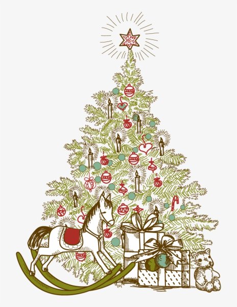 Стилизованная елка