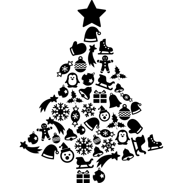 Стилизованные елки