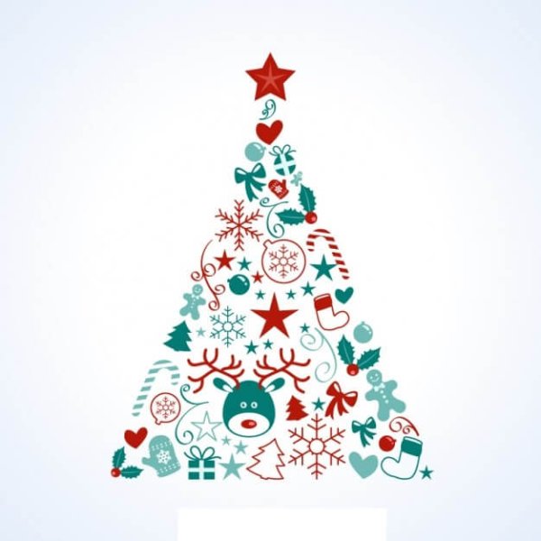 Стилизованная елка