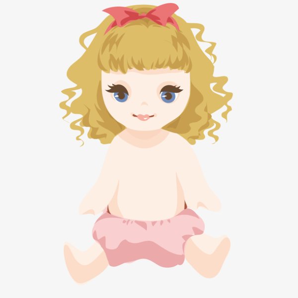 Игрушки для девочек вектор