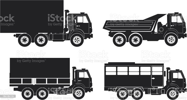 КАМАЗ Векторная Графика