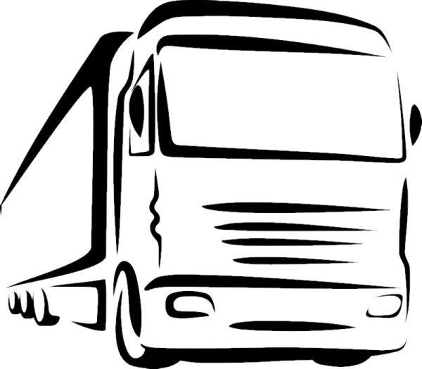 Фура силуэт