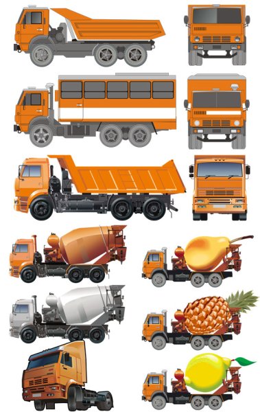 КАМАЗ 6520 вектор