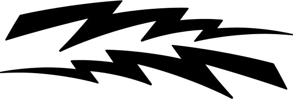 Орнамент молнии