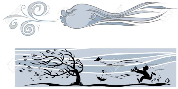 Ветер силуэт