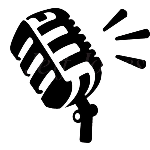 Микрофон силуэт