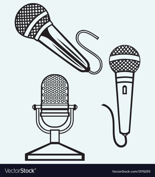 Радиомикрофон вектор