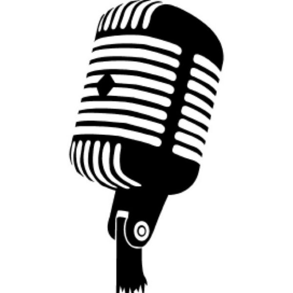 Ретро микрофон вектор