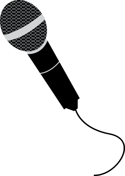 Микрофон на прозрачном фоне