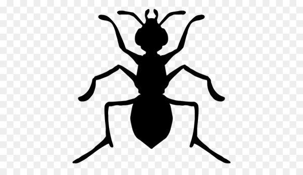 Муравей трафарет